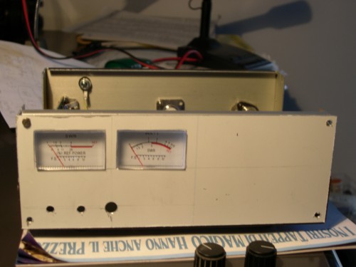 prima fase di montaggio dell'accordatore di antenna