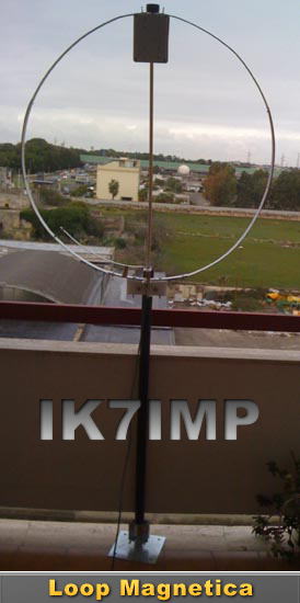 Antenna Loop Magnetica da 21 Mhz a 10 Mhz